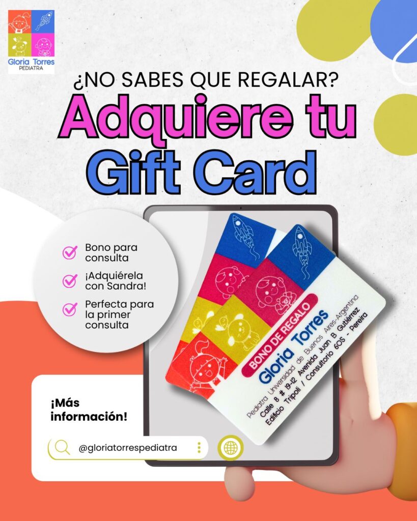 gift card consulta pediatria